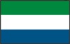 SIERRA LEONE Flag