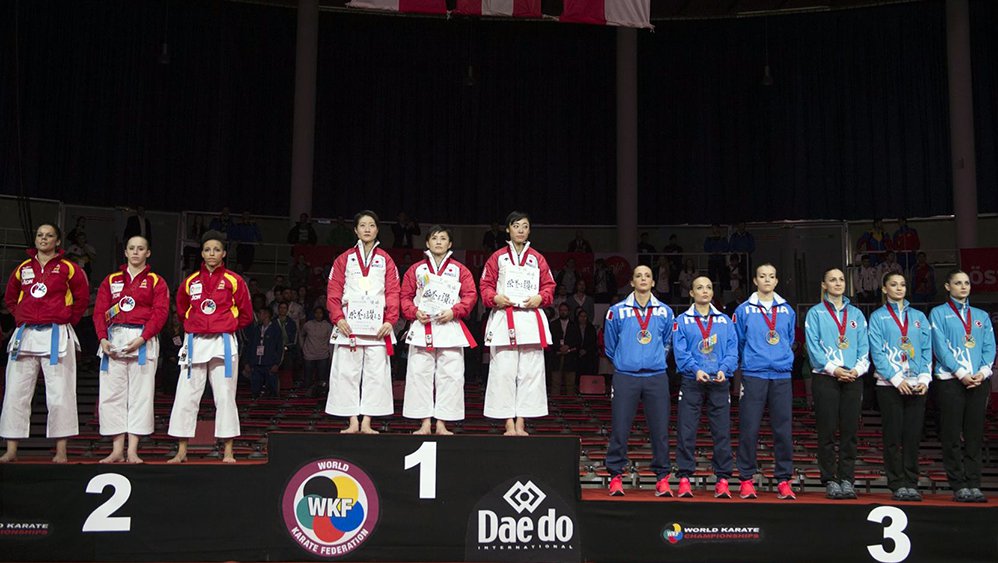 Japan top medal table at memorable Karate World Championships