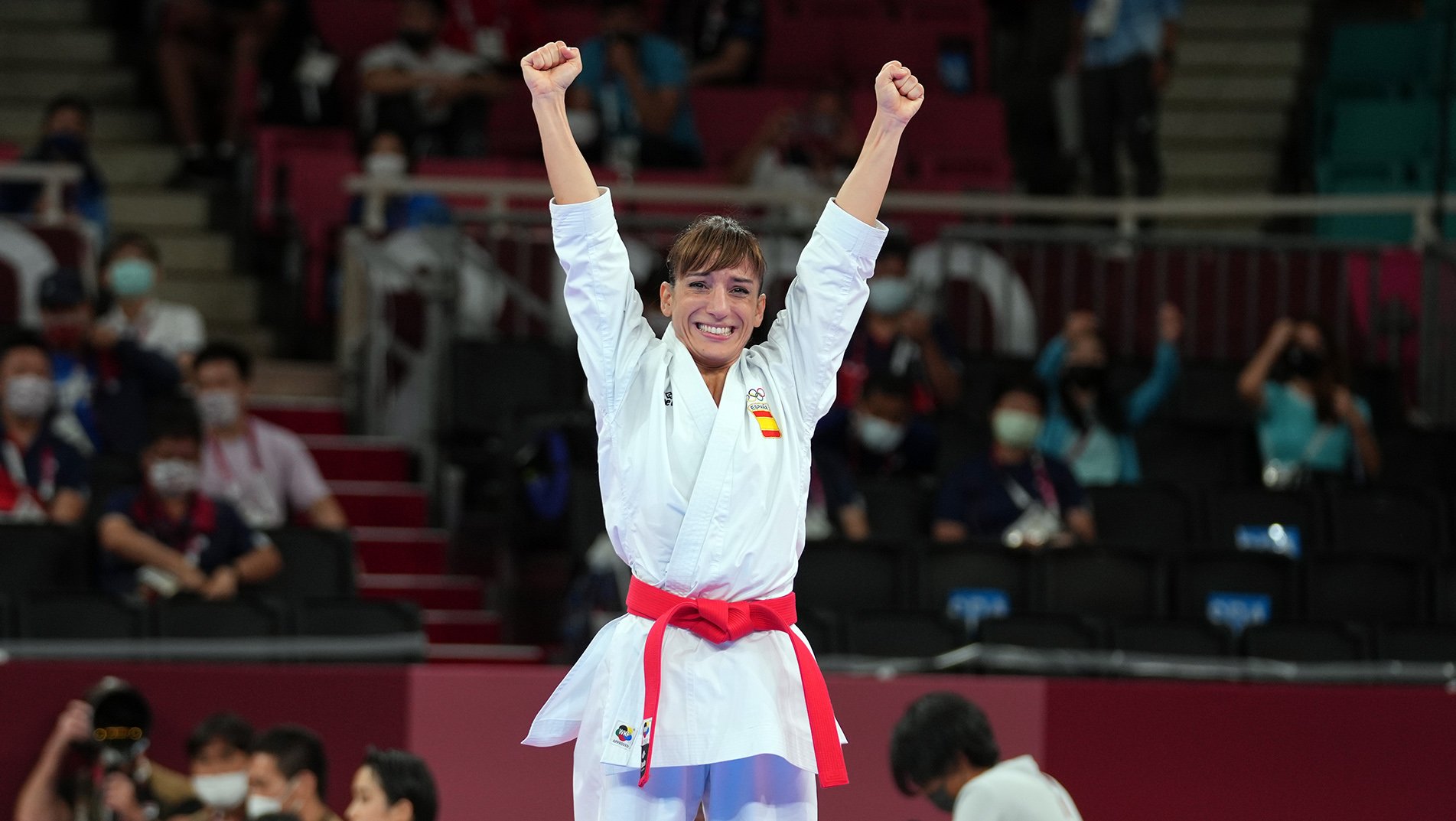 Sandra Sanchez makes history as Karate's first Olympic champion