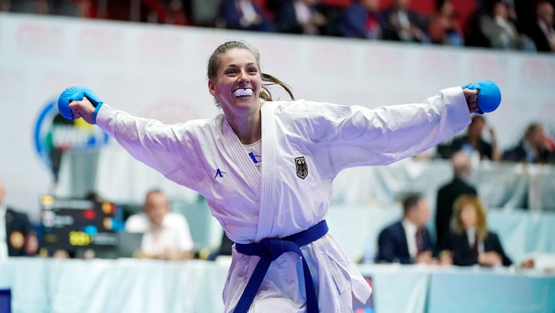 Up-and-coming karatekas cause sensation on Day 1 of #EuroKarate2022