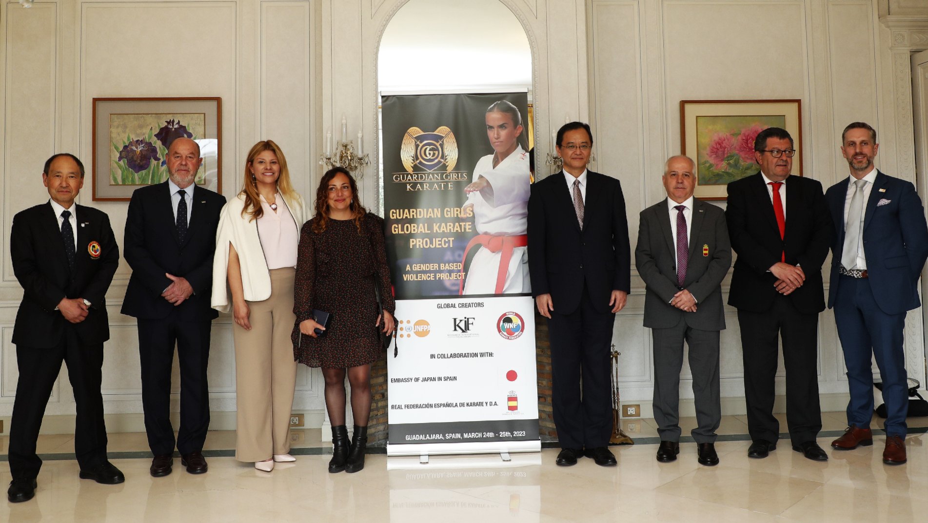 Guardian Girls Global Karate Project presented in Spain