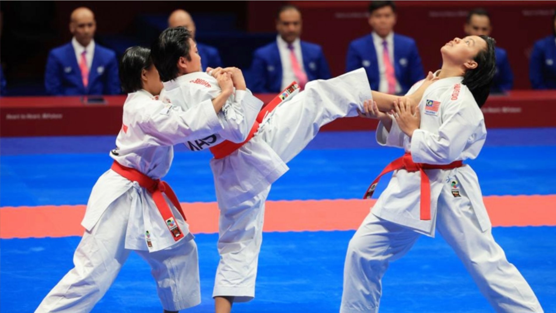 Olympian Sofya Berultseva leads way to gold on day 3 of Karate at Asian Games