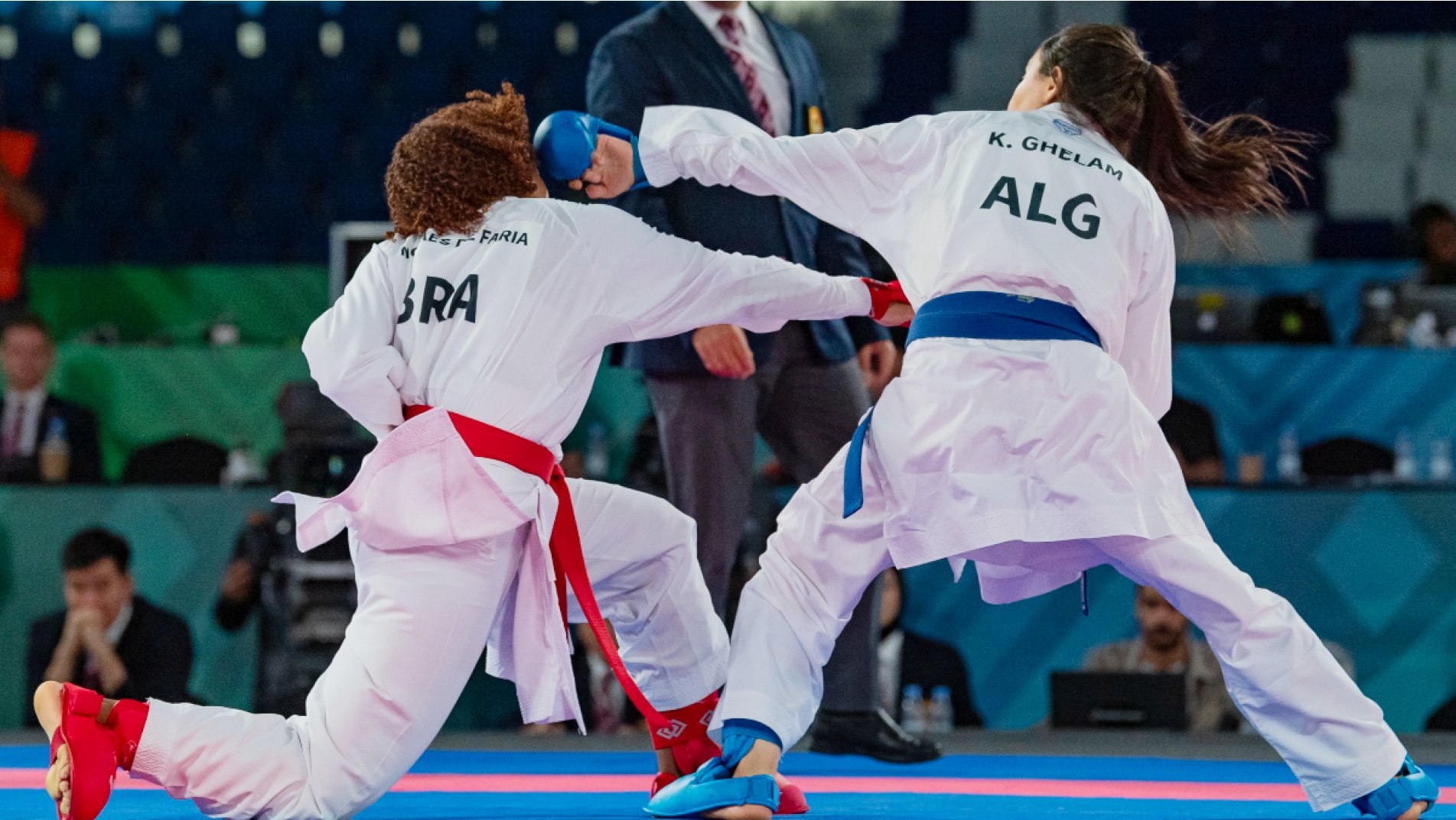 Favourites prevail in Female Kumite on day 2 of Karate at World Combat Games