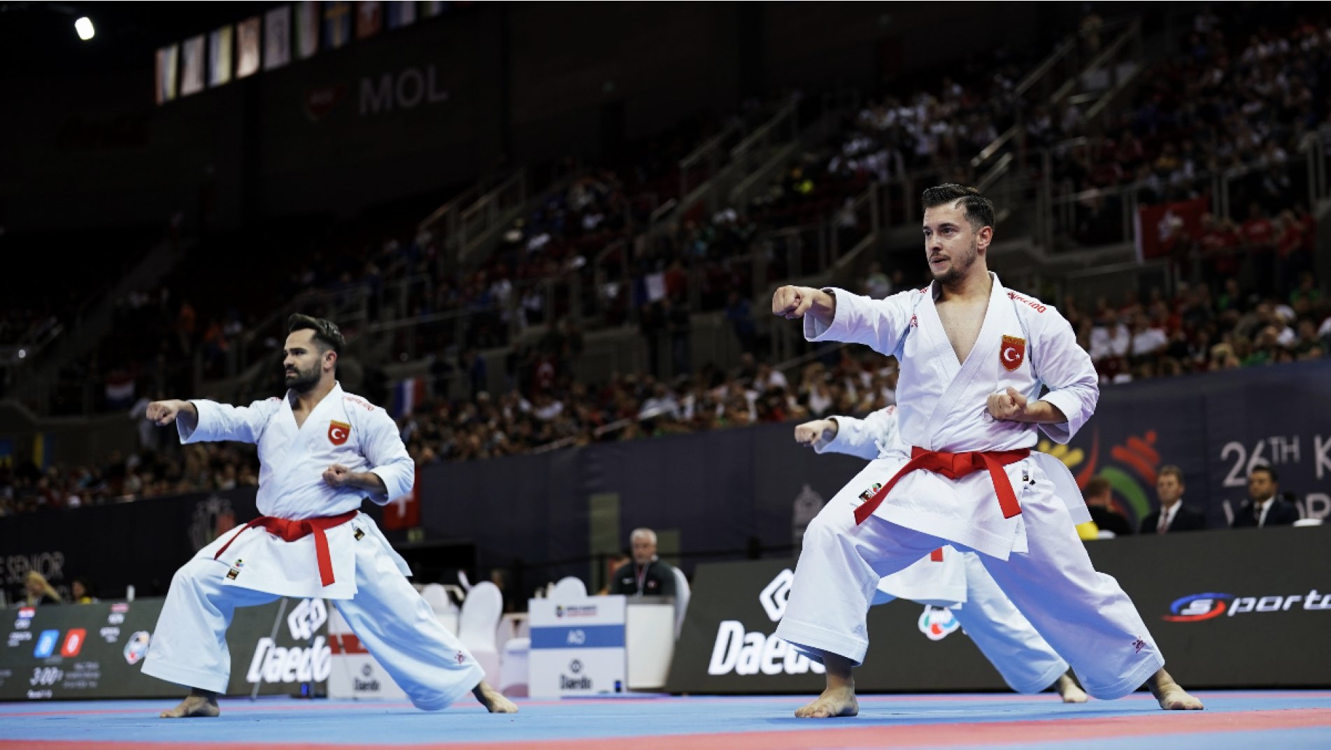 Japan, Turkiye and Italy prevail in Team Kata categories on Day 3 of #KarateBudapest2023