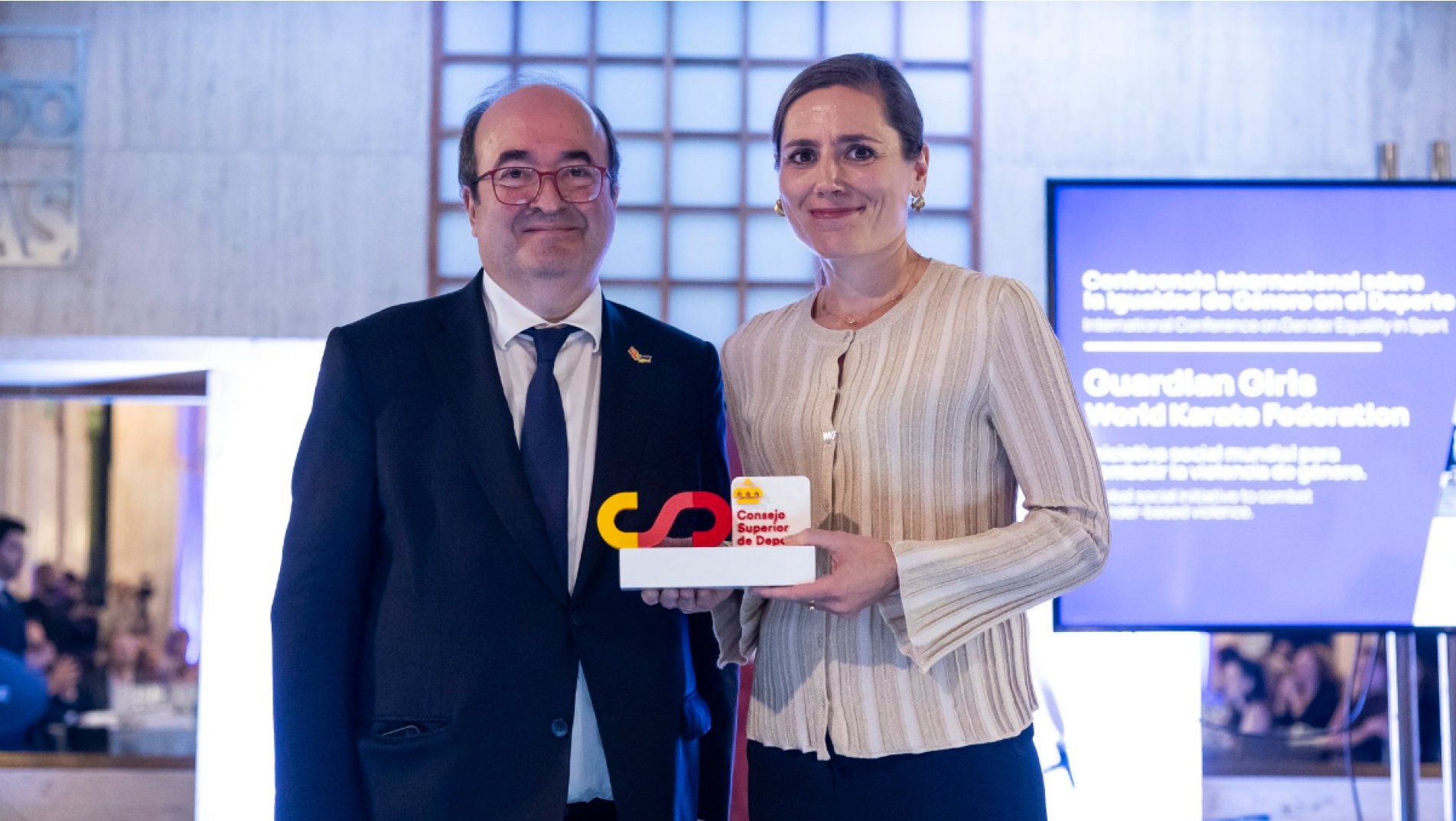 Guardian Girls Karate Project recognised by Spain's High Council of Sports on the occasion of Spanish Presidency of Council of European Union