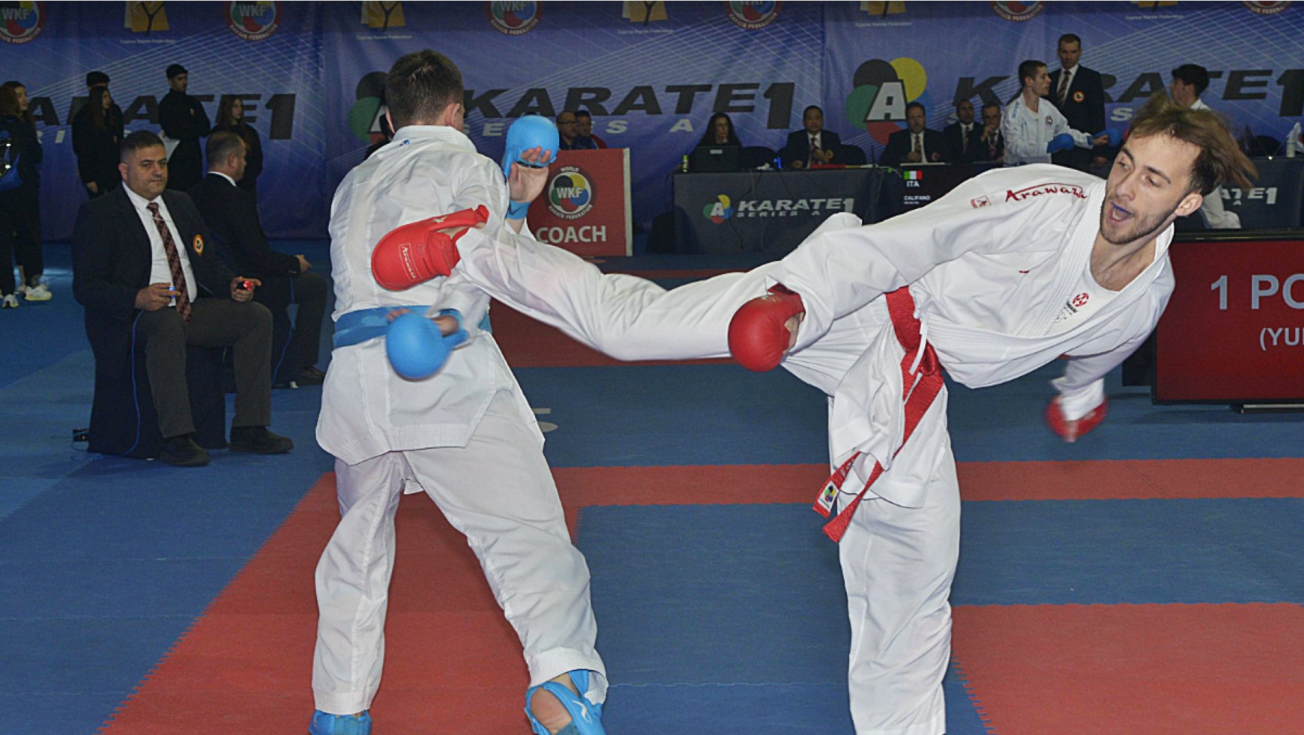 Japanese athletes lead way to finals on opening day of #Karate1Larnaca