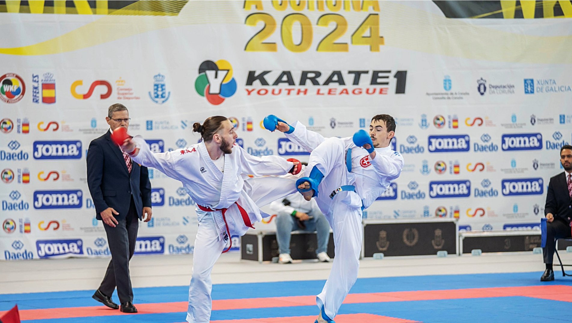 Egyptian Athletes Shine on Day One of Karate 1 Youth League in A Coruña