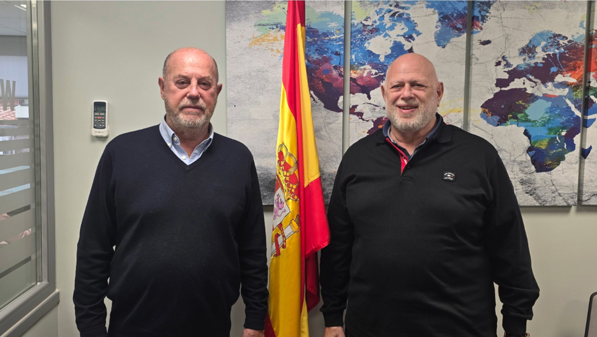 WKF President Welcomes Latvia Karate Federation President to WKF Headquarters in Madrid